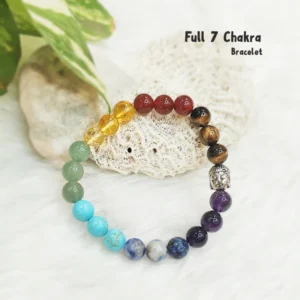 Seven Chakra Energy Stone Bracelet