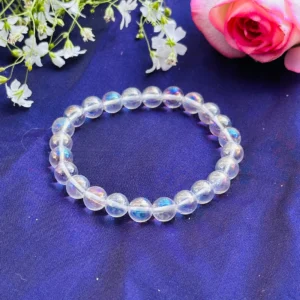 Aura Quartz Bracelet – Stress Relief & Energy Balancing